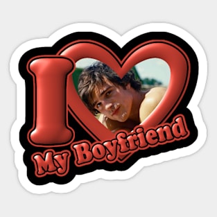 i love my boyfriend Sticker